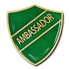 Ambassador Shield Badge by School Badges UK