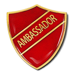 Ambassador Shield Badge by School Badges UK