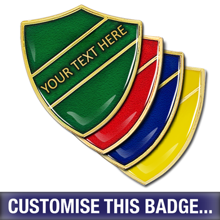 Personalised Enamelled Shield Badge by School Badges UK