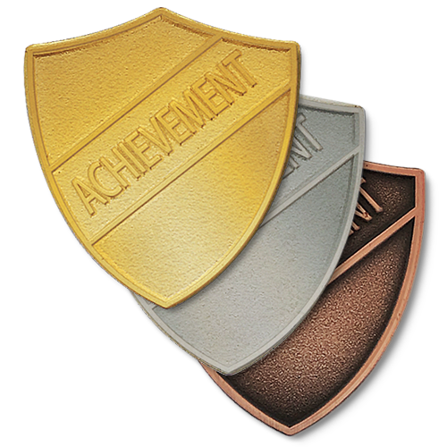 Fast turnaround custom metal badges for your School