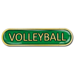 Volleyball Bar Badge by School Badges UK